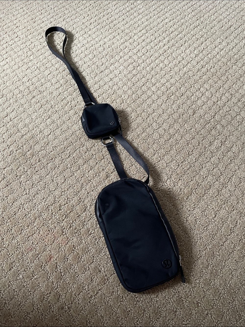 Lululemon Black Crossbody Sling Bag -
